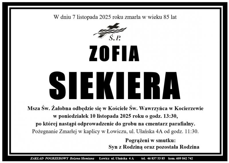 Zofia Siekiera