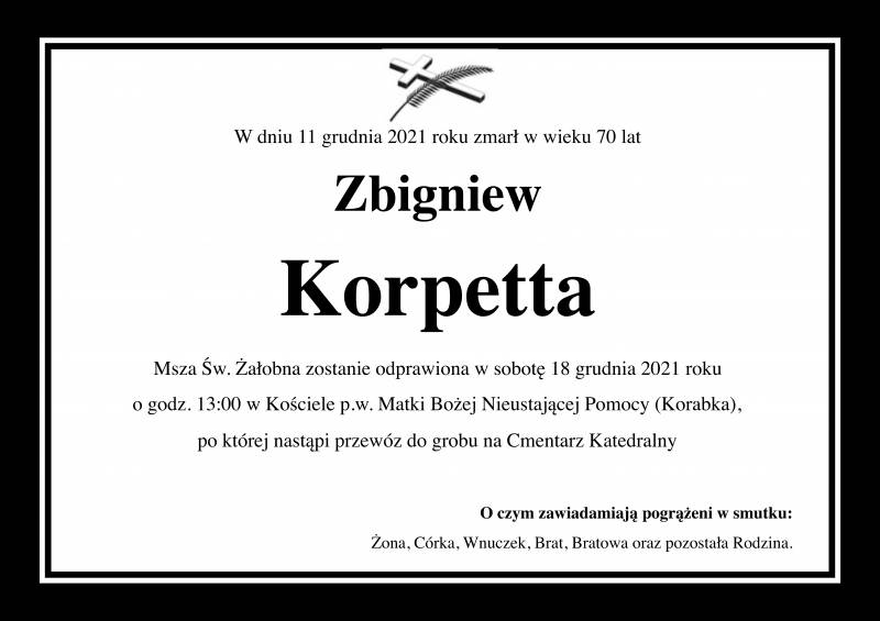 Zbigniew Korpetta