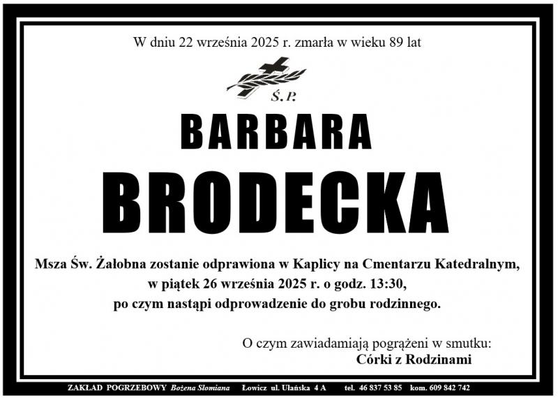 Barbara Brodecka