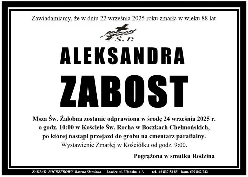 Aleksandra Zabost