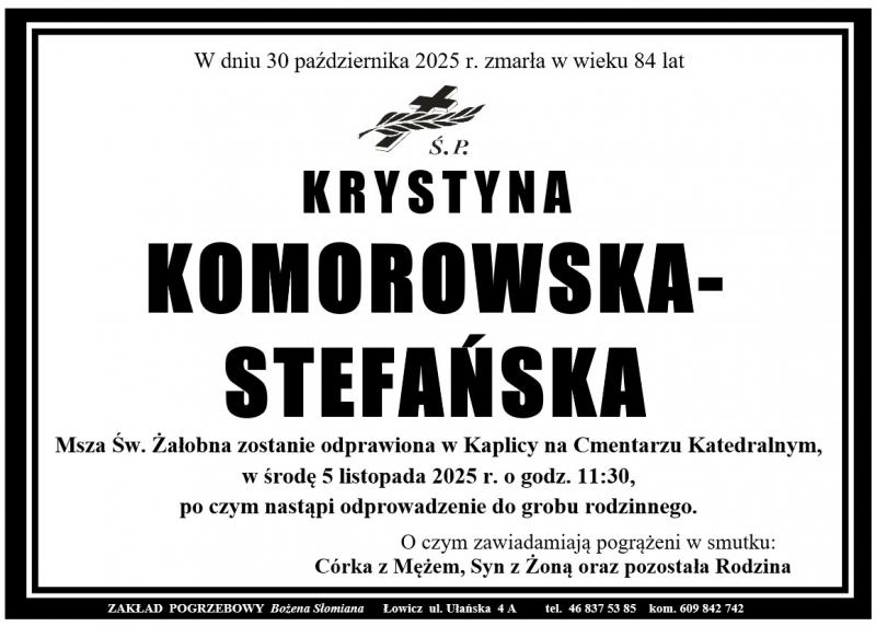 Krystyna Komorowska-Stefańska