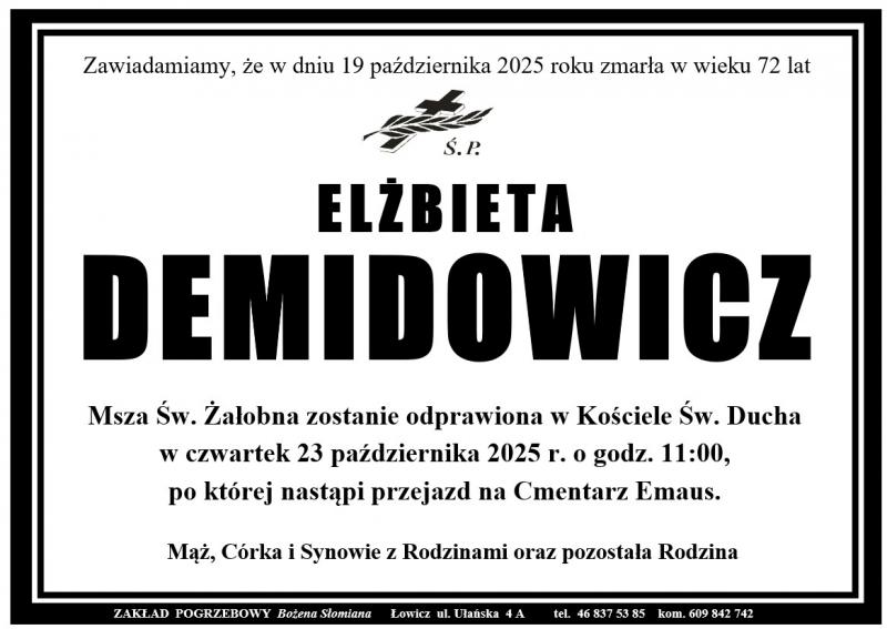 Elżbieta Demidowicz