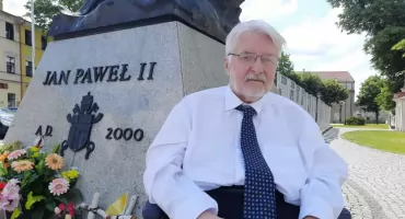 Łowicz. Konferencja prasowa Witolda Waszczykowskiego