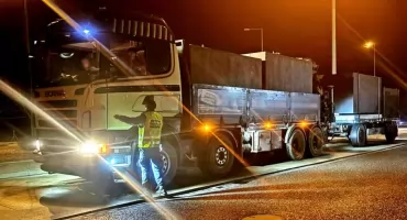 Inspektorzy Transportu Drogowego ważyli pojazdy. Rekordzista ważył ponad 70 ton! (foto)