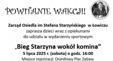Zarząd osiedla Starzyńskiego zaprasza na imprezę biegową dla całych rodzin