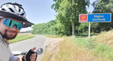 Rowerem przez Europę. Marcin Kobuszewski wraca z Wyspy Jersey do Łowicza (foto)