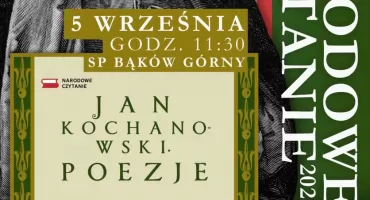 Narodowe Czytanie w Bąkowie Górnym