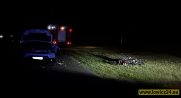 Zderzenie motocykla z autem w Bobrownikach! Kierowca jednośladu ciężko ranny (foto)