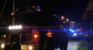 Wieczorny alarm w gminie Nieborów. Na szczęście nikomu nic się nie stało