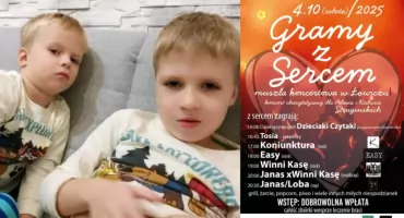 Pomoc przez muzykę. Charytatywny koncert dla Adasia i Kubusia