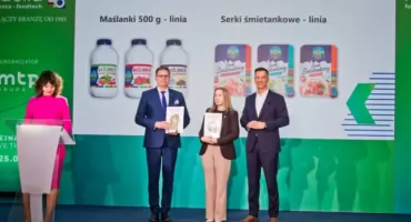 Maślanki i serki OSM Łowicz podbiły Targi Polagra!