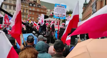 Łowiczanie w marszu przeciwko nielegalnej imigracji (foto)