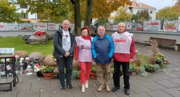 Łowicka Solidarność pełniła wartę przy grobie bł. ks. Jerzego Popiełuszki