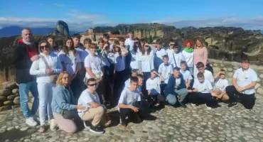 Uczniowie z Popowa tańczyli u stóp Olimpu (foto)