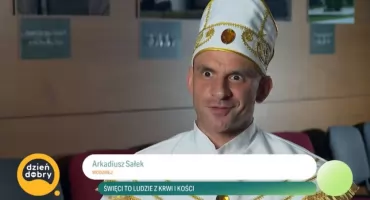Wodzirej Arek w reportażu Dzień Dobry TVN 