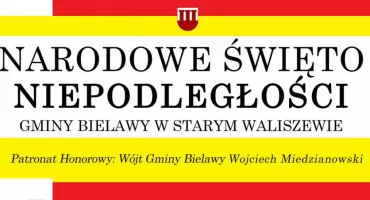 Biegi, modlitwa i patriotyczne śpiewanie. Gmina Bielawy zaprasza na obchody 107. rocznicę Niepodległości