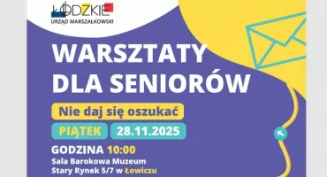 Łowicz. Bezpłatne warsztaty z cyberbezpieczeństwa dla seniorów. Trwają zapisy