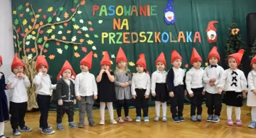 Pasowanie na przedszkolaka i starszego przedszkolaka w Przedszkolu nr 2 „Pod Tęczą” w Łowiczu (foto)