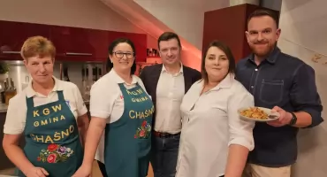 Panie z KGW Chąśno wystąpiły w telewizji! Gotowały łazanki i promowały gminę (film)